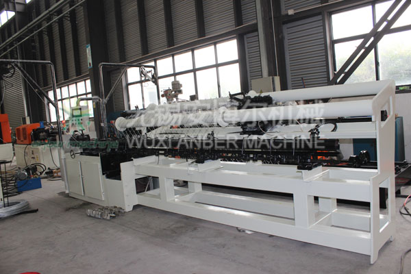 Chain link fence making machine