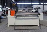 Expanded mesh leveling machine