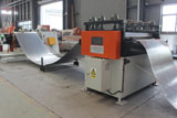 Steel coil straightening machine