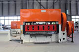 Expanded metal mesh machine