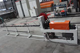 Mechanical wire straightening and cutting machine