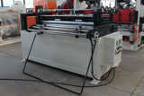 Mesh straightening machine