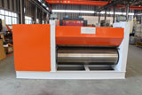 Flattening machine for expanded mesh