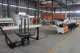 Wire straightening and cutting machine