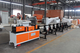 Wire straightening and cutting machine