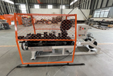Barbed wire machine