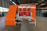 Expanded metal mesh machine