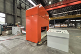 High speed expanded metal mesh machine production line