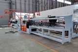 Chain link weaving machine