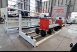 Chain link netting machine