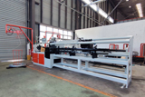 Chain link fence machine