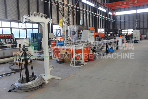 Wire pvc coating line