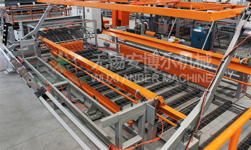 Mesh turning machine