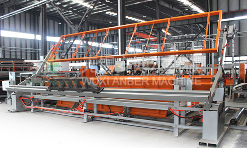 Mesh turning machine