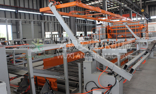 Mesh turning machine