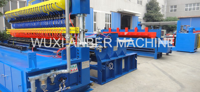 Steel bar mesh welding production line