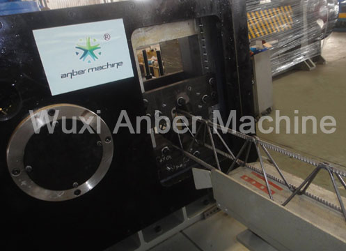 PLC controlling cabinet of the truss girder welding machine