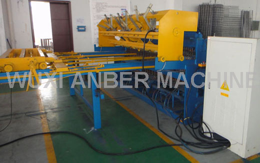 Welded wire mesh fence production line