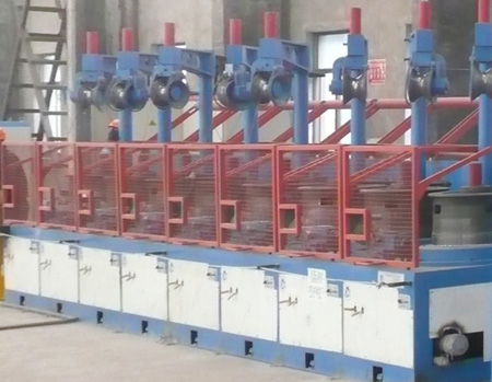 Pulley Type Continuous Wire Drawing Machine